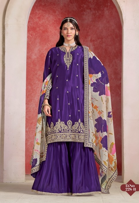 Royal Midnight Dream suit in Majestic Purple”
